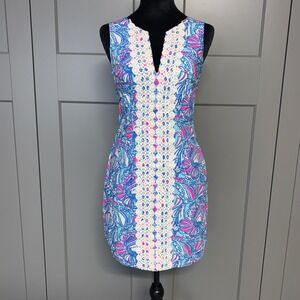 Lilly Pulitzer My Fans Target 20th Anniversary Dress Multicolor Paisley V Neck 4